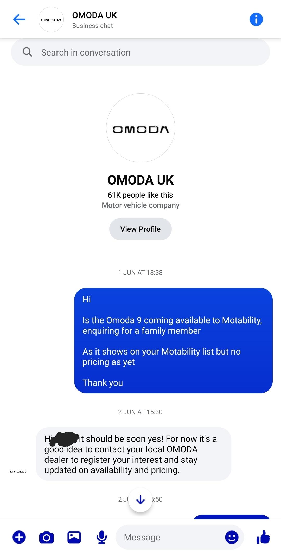 OMODA UK