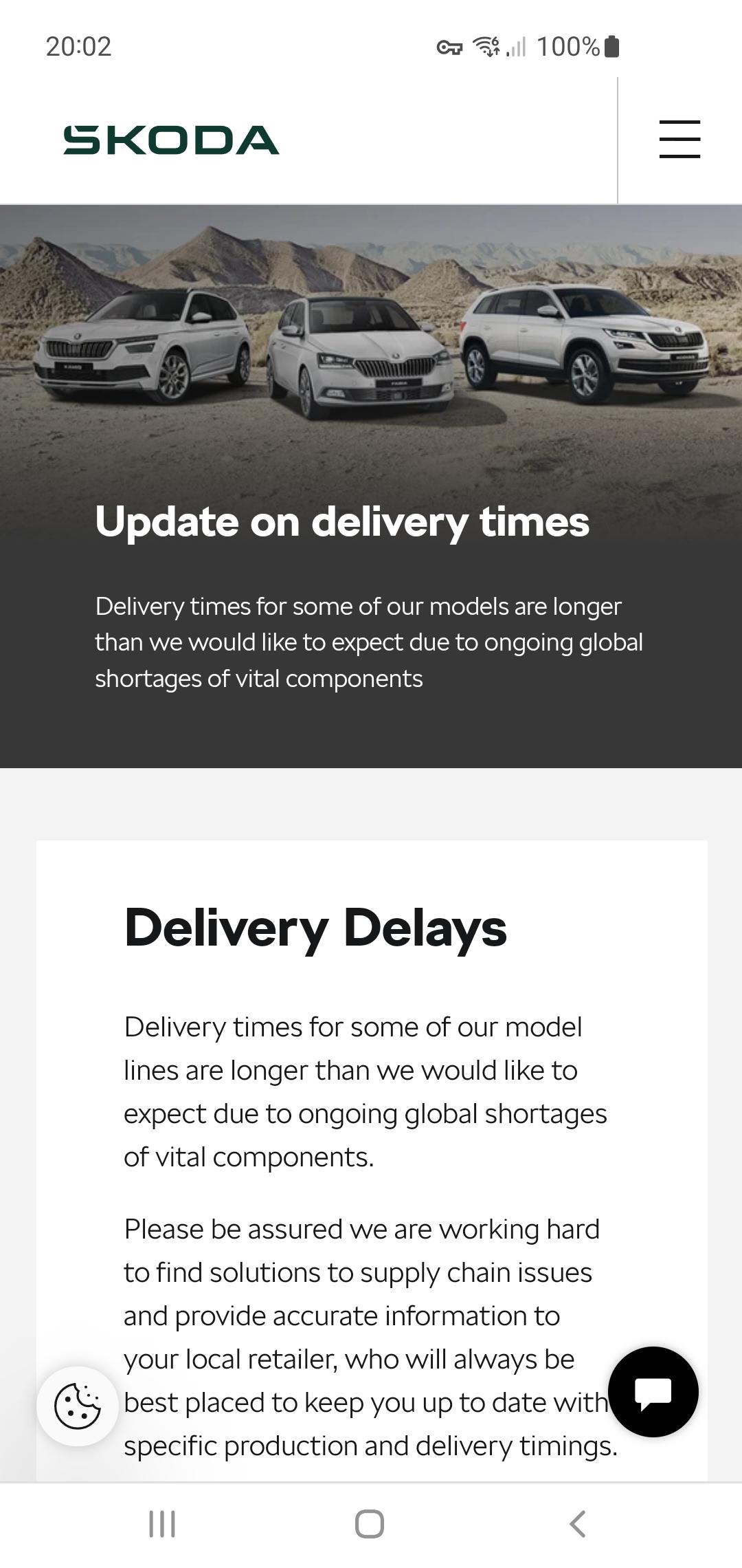 Skoda Delays 