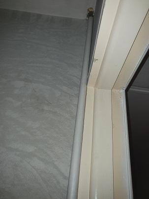 Continues up to roof space in airing room